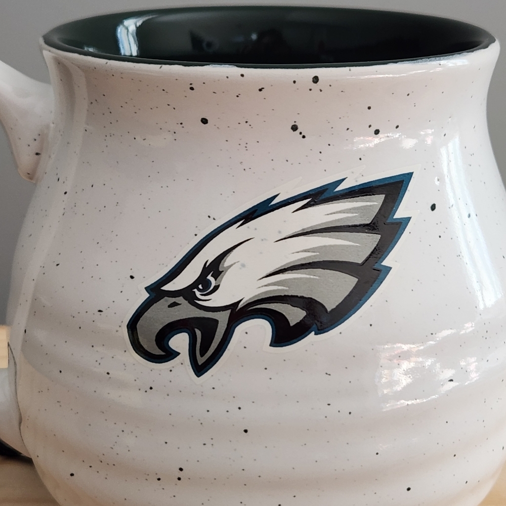 Philadelphia Eagles Football Double-sided Textured Speckled Mug - Picture 7 of 14